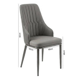 Lounge Side Chair Gray| ch462-03