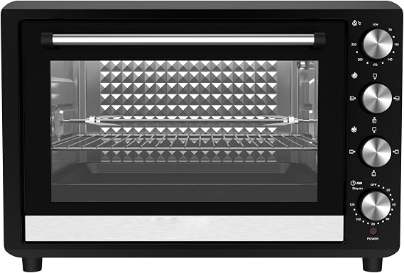 OSCAR | Electric Oven 70 Ltrs Capacity Double Glass Door With Rotisserie | OEO70L