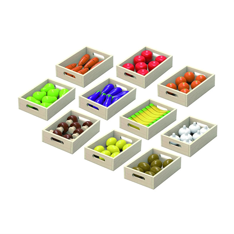 VIGA | Fruit & Vegetable 10 Box Set | 44523