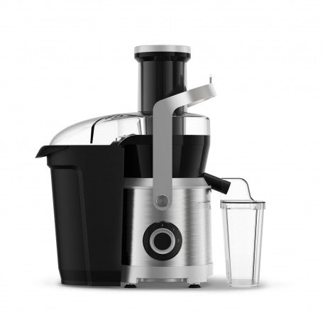 MOULINEX | Juice Extractor 1000W  0.8Ltrs Jug With Foam Seprator  2.2Ltrs Large Capacity Pulp Container 85mm Large Feed Tube | JU660D27