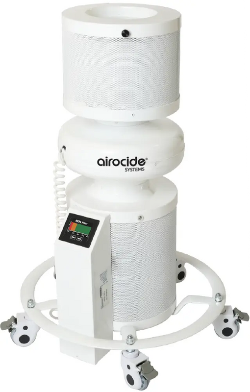 AIROCIDE | SAM 400 Mobile Air purifier carbon di oxide removal technology plus Odor removal, Bacteria, Virus & fungus removal