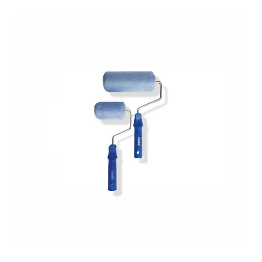 CLARKE | Paint Roller 7 inch Blue Color Refill & Handle with High Density Microfibre Fabric | PR7C
