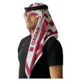 Qatar | Football fan head gear Arabic Style - Ghutra and Egal set- |- One- size