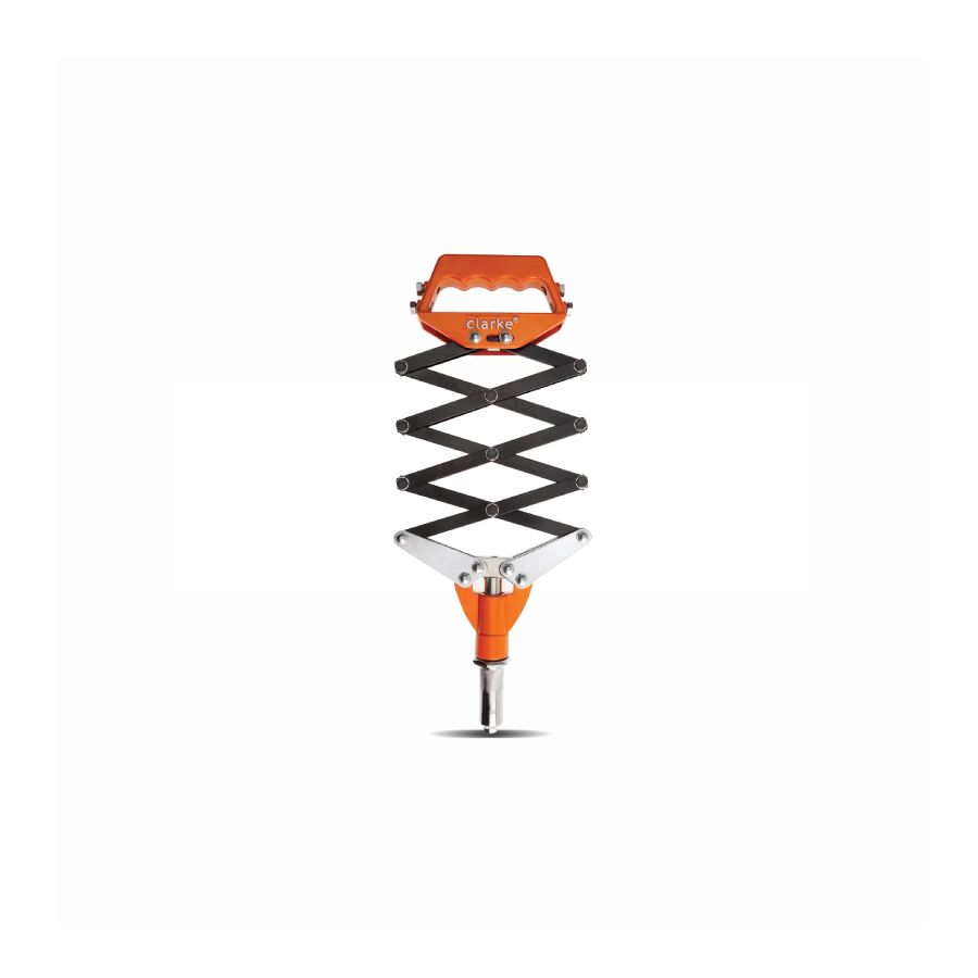 CLARKE | Riviting Gun Lazy Tong Spirallux 3.2mm, 4.5mm & 6.4mm Orange Color with Lattice Levering System | RGC