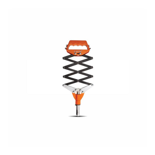 CLARKE | Riviting Gun Lazy Tong Spirallux 3.2mm, 4.5mm & 6.4mm Orange Color with Lattice Levering System | RGC
