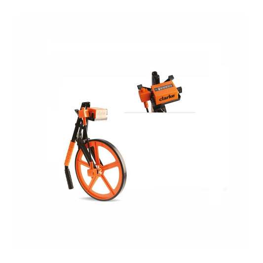CLARKE | Road Measuring Wheel Orange/Black Color Body Foldable Type With Addition And Subtraction Ability | RMWC