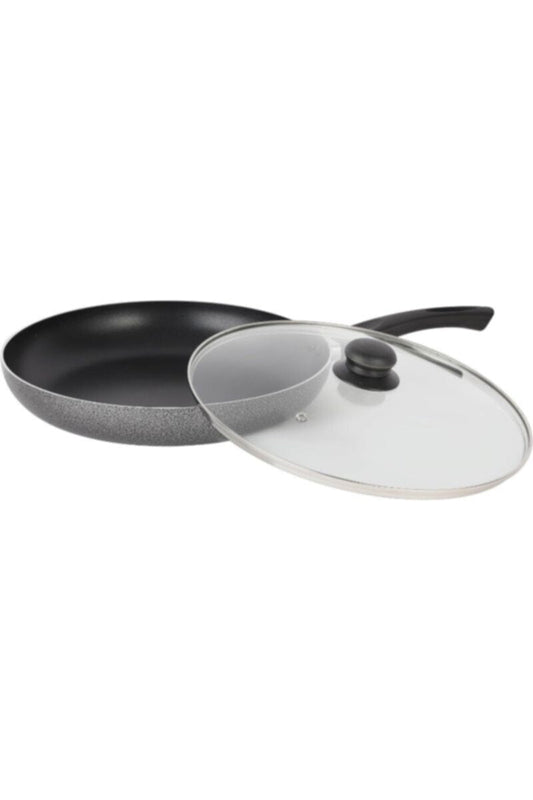 ROYALFORD | 22 cm Non-Stick Fry Pan With Tempered Glass Lid 1X8 | RF11975