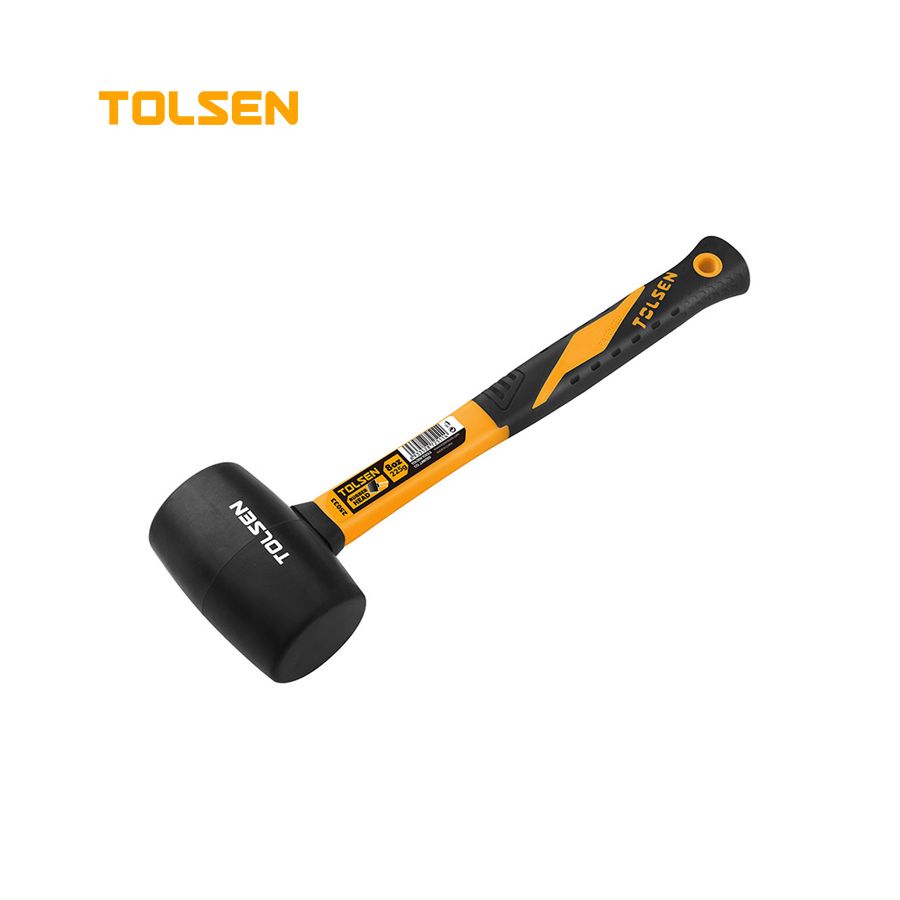 TOLSEN | Rubber Mallet 900g / 32OZ Fiber Glass Handle | 25038