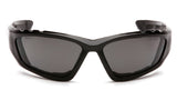 PYRAMEX | Safety Goggles Gray Anti-Fog Lens with Padded Black Frame | SB8720DTP