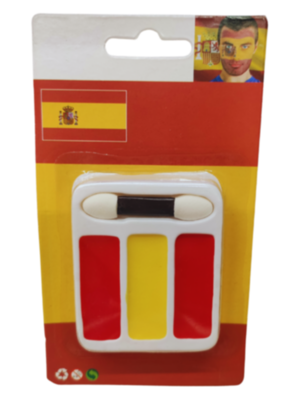 Quick Face Painting Kit with Brush (3 Packets) | Spain- |- Minagination