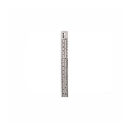 CLARKE | Steel Ruler 24" Thick Stainless Steel with Rounded Corner | SR24C