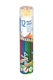 STAEDTLER | Noris Cylinder Color Pencil 12-Piece | ST-185-MD12