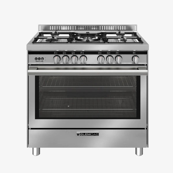 GLEM GAS | Cooker 5 Full Gas Burner 90X60cm Full Safety | ST9612RI (965RI)