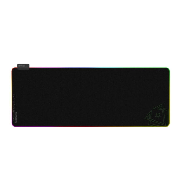 VERTUX | Game Immersion Smooth Scrolling RGB Foldable Anti- Friction Fabric LED Gaming Mouse Pad XL | SWIFTPAD-XL