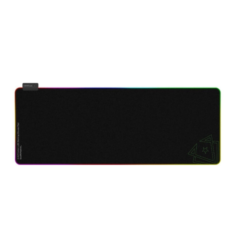 VERTUX | Game Immersion Smooth Scrolling RGB Foldable Anti- Friction Fabric LED Gaming Mouse Pad XL | SWIFTPAD-XL