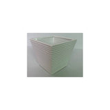 Table Ceramic Pot for Plants Single Pcs | 10.7x10.7x9.4CM | Grey