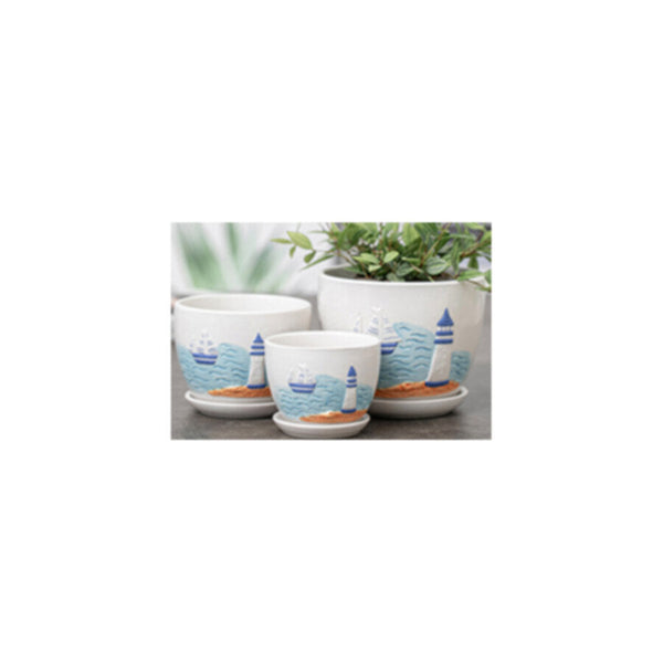 Table Ceramic Pot for Plants Single | 17cm X 14cm