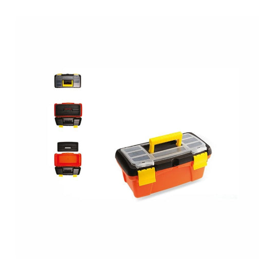 CLARKE | Tool Box Plastic 20 inch with Yellow Color Plastic Grip Handle | TBP20C