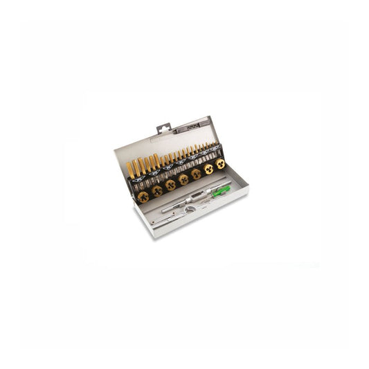 CLARKE | Tap & Die Set 3mm - 12mm HSS (32Pcs Set) with Carry Case | TDS3-12HC