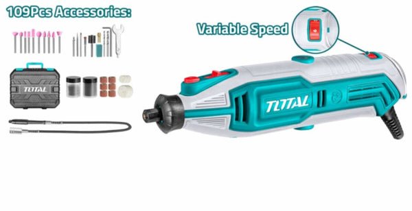 TOTAL | Mini Grinder 130W 220-240V ~ 50/60Hz | TG513326