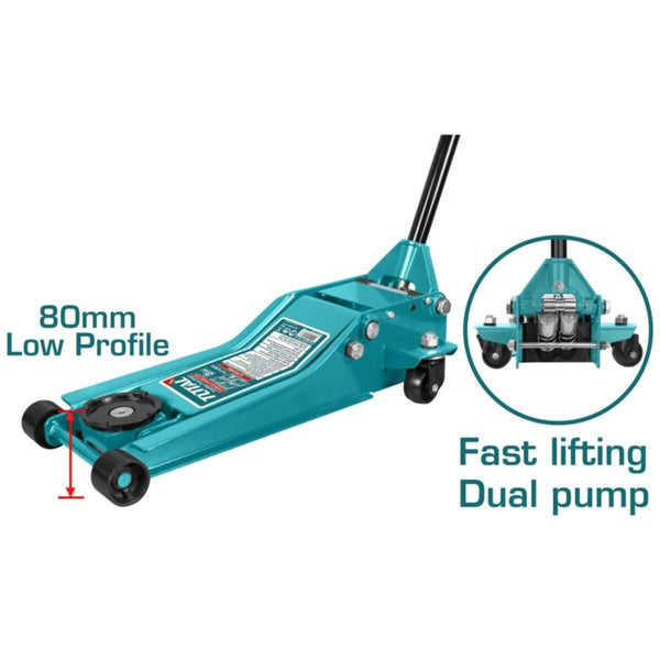 TOTAL | Hydraulic Floor Jack 3T | THT10834