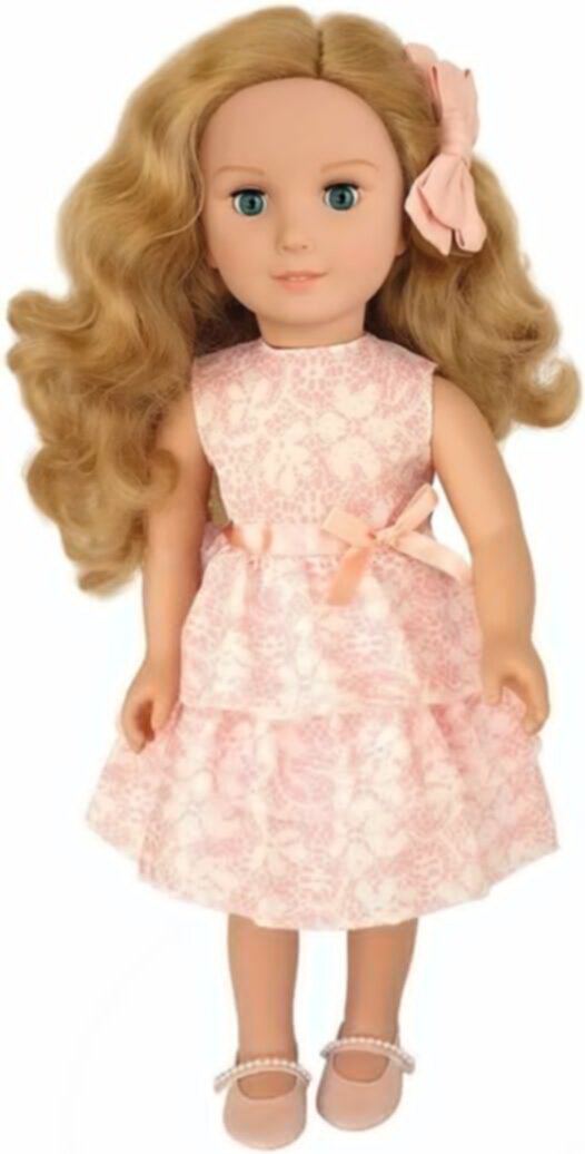 Hayati Girl Doll Sandy Peach Dress 18"inch | TP100320