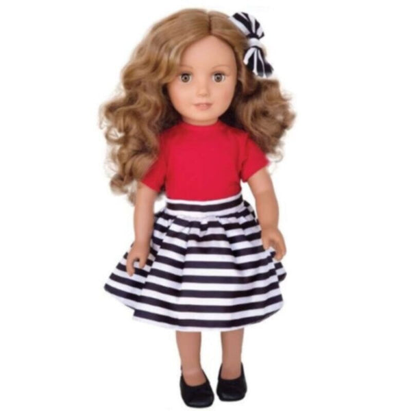 Hayati Girl Doll Siba Stripe Dress 18"inch  | TP100321