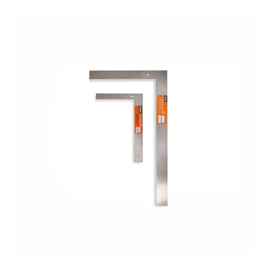 CLARKE | Try Square 12 inch x 8 inch Metric & Inch Marking Clear Grey Finish Rust Resistant | TS12CL