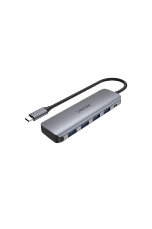 UNITEK | USB 3.1 Gen1 Type-C Hub (4-Port USB -A + Micro-B Power Port) | H1107A