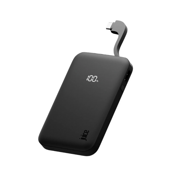 JUICE | Integrated 1 Charge Power Bank 5000mAh Black | MJUAS00000018