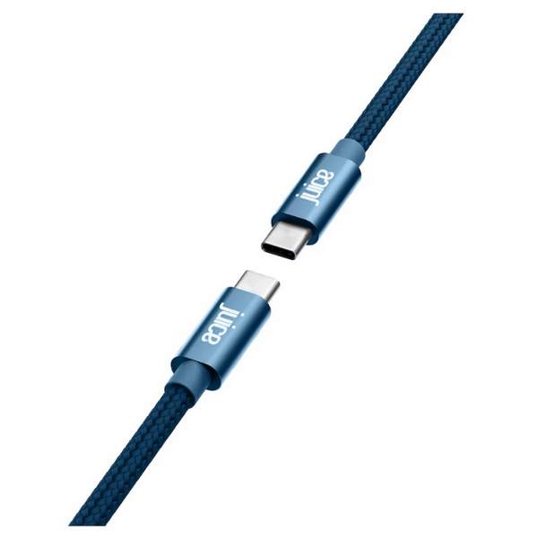 JUICE | USB Type-C to USB Type-C Braided 2m Charging Cable Navy | MJUAS00000012