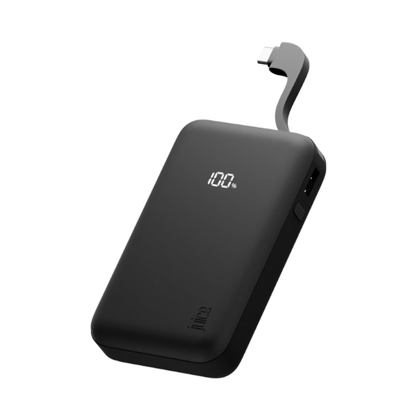 JUICE | Power Bank 3 Integrated Black 12000mAh | MJUAS00000022