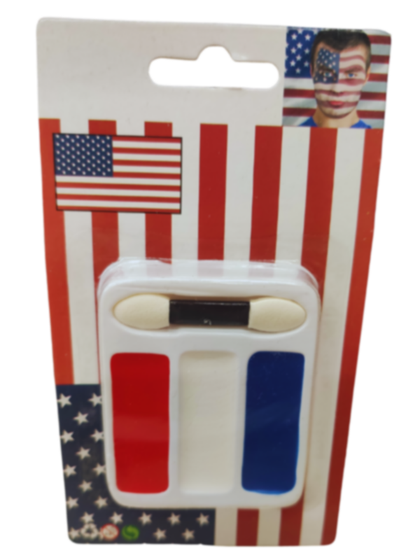 Quick Face Painting Kit with Brush (3 Packets) | USA|- Minagination