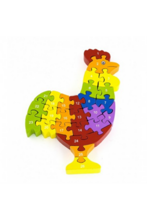 VIGA | 3D Wood Puzzle - Rooster | 55244