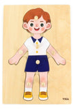 VIGA | Body Parts Puzzle-Boy 7 pcs | 44667