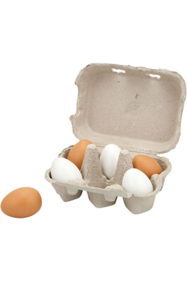 VIGA | Wooden Eggs - 6 Pcs | 59228