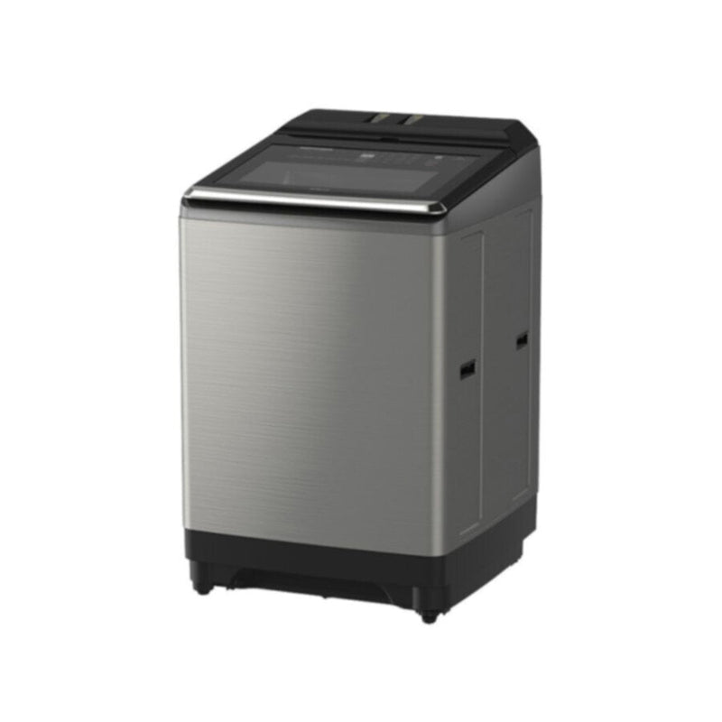 HITACHI | Washing Machine Auto Dosage Top Loading - Dual Jet, Built in Heater Dual Jet Series 25kg Silver | SF-250ZFVAD
