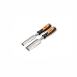 CLARKE | Wood Chisel 1/2 inch Chrome Carbon Steel Blade with Orange/Black Color Impact Resistant Handle | WC1/2C