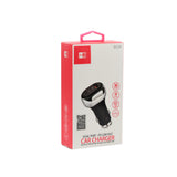 HEATZ | Car Charger 6A Qualcom With Pd Port Lightning Cable Black | ZC24