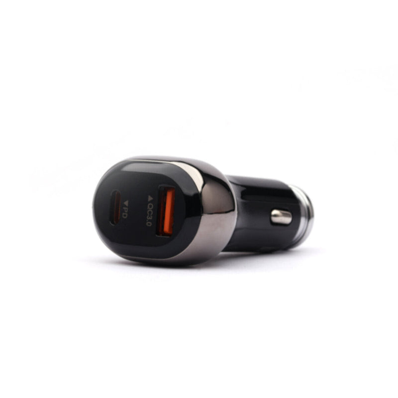HEATZ | Car Charger 6A Qualcom Pd Port With Type C Cable White | ZCC26