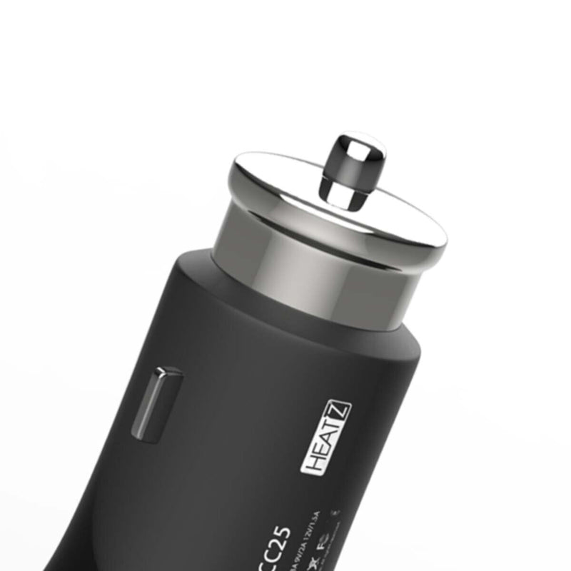 HEATZ | Car Charger 6A Qualcom Pd Port With Micro Cable Black | ZCC25