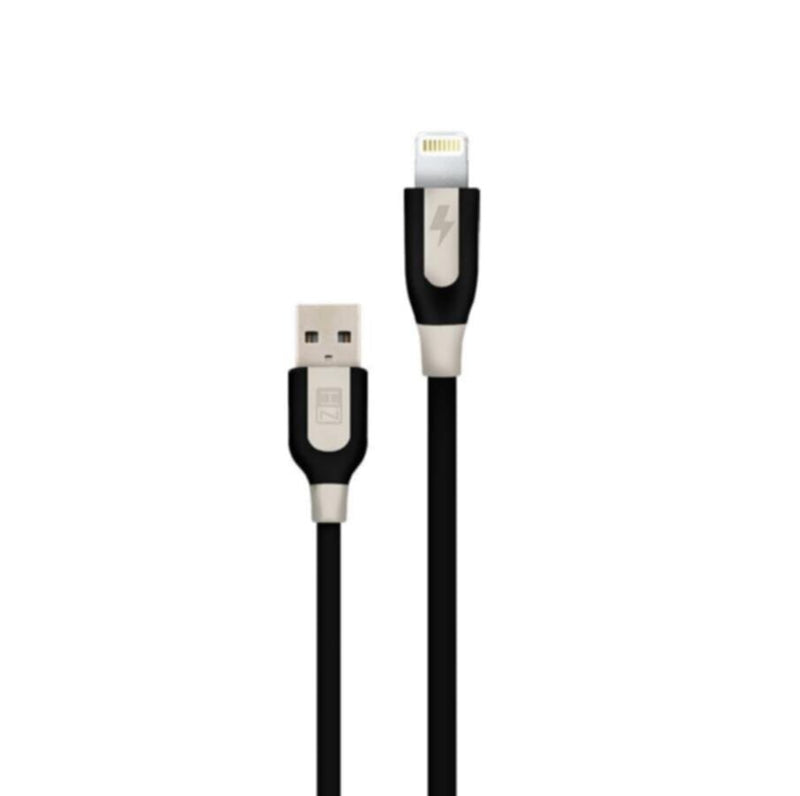 HEATZ | Pvc Rubber Mix Material Fast Lightning Cable 1M Black/Cream | ZCI04