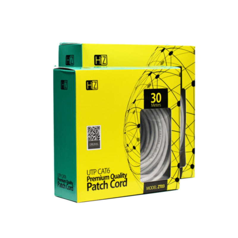 HEATZ | UTP CAT6 Premium Quality Patch Cord 30 Meters | ZT03